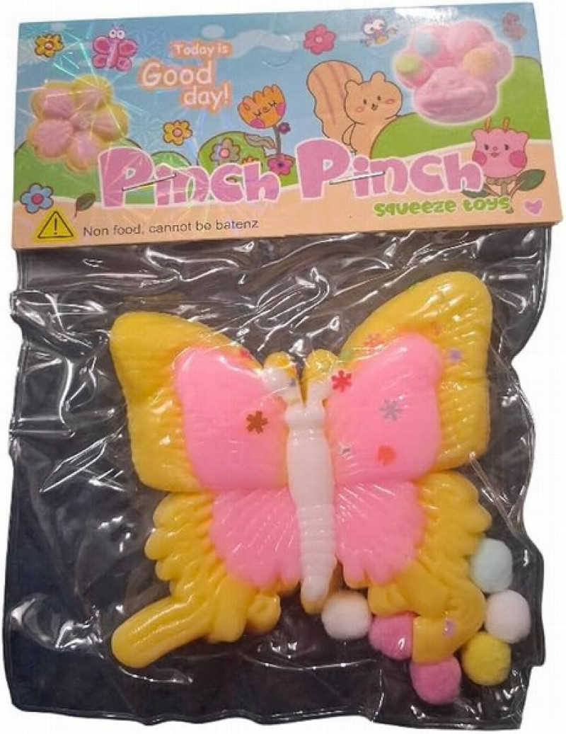 Rotaļlieta antistress PINCHY BUTTERFLAY 1/20 Ķīna