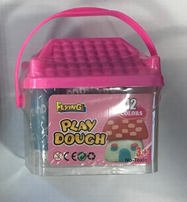 Plastilīns 12 krāsu play dough māja