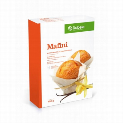 Sausais maisījums vanilīna mafini 450g(22.04.27)