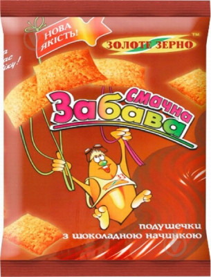Graudaugu spilventiņi ar kakao pildījumu 100g 1/30 (12.03.27) Ukraina