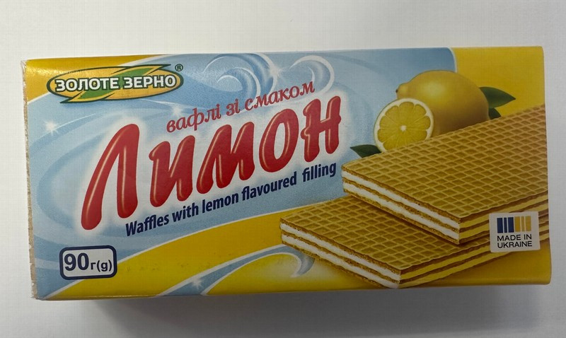 Vafeles ARTEKA 90g ar citrona garšu 1/36 (12.09.26) Ukraina