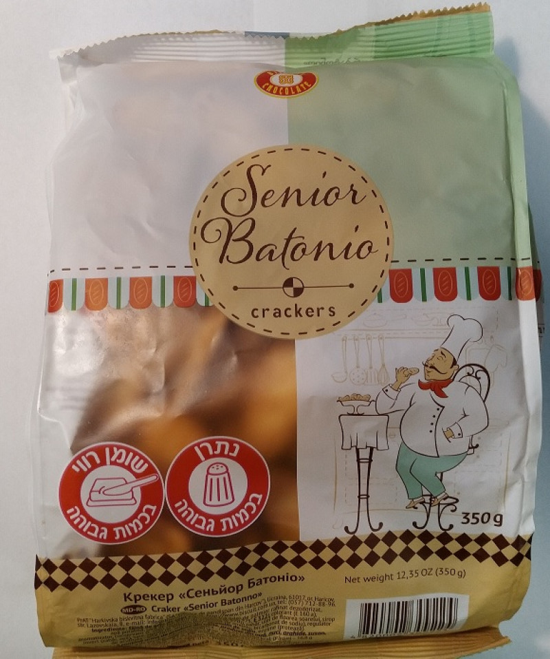 Krekeri Senjor Batonio 350g 1/12 (25.03.27) Ukraina