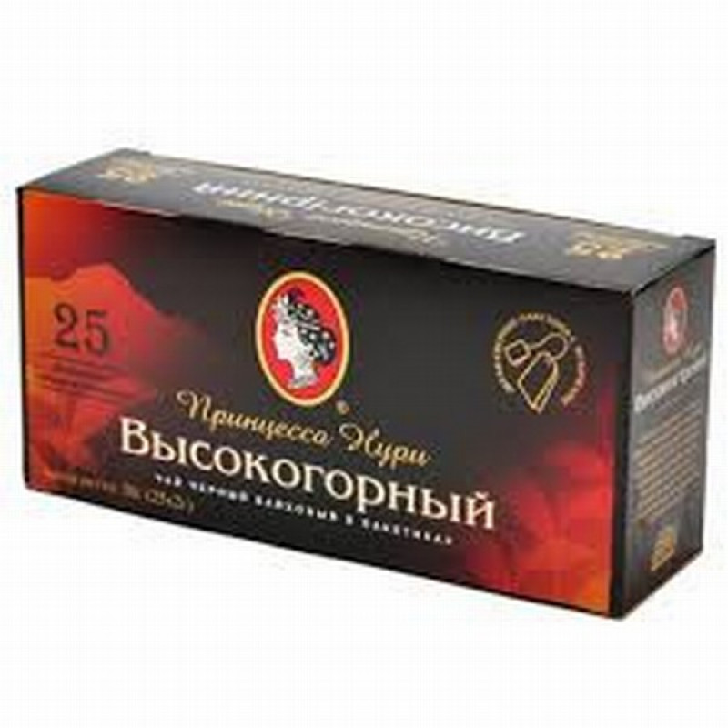 Princese Nuri augstkalnu melnā tēja 25*2g (12.28) Krievija