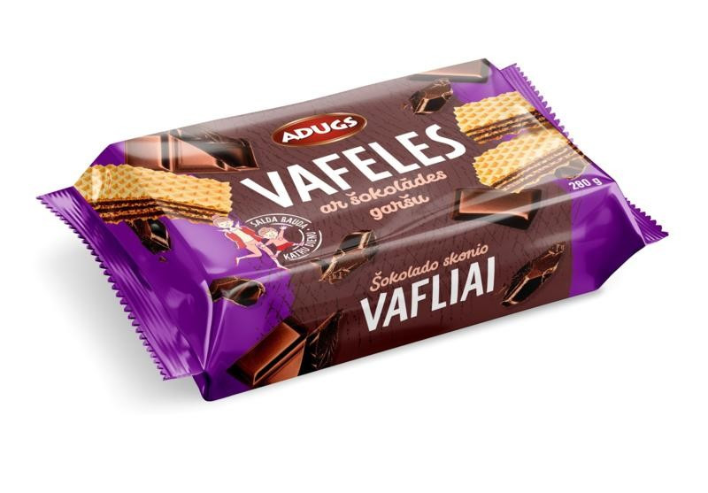 Adugs vafeles ar šokolādes garšu 280g 1/10 (19.10.26) Latvija 