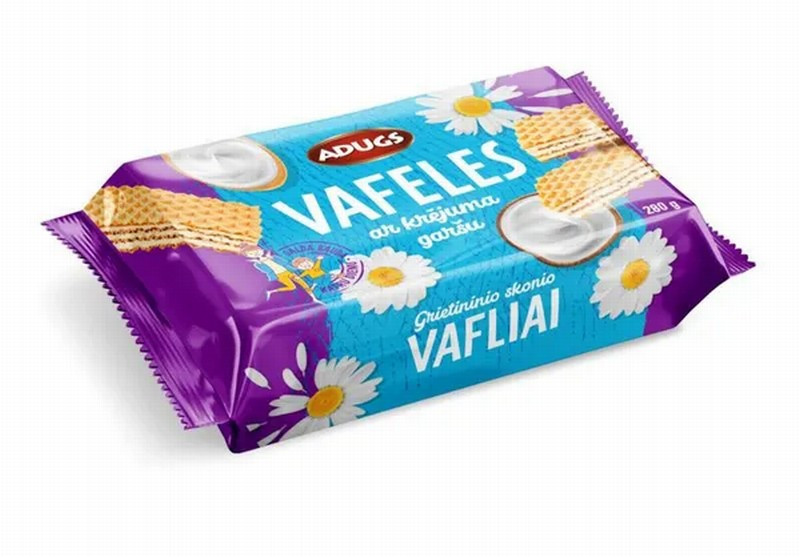 Adugs vafeles ar krējuma garšu 280g 1/10 (19.10.26) Latvija 