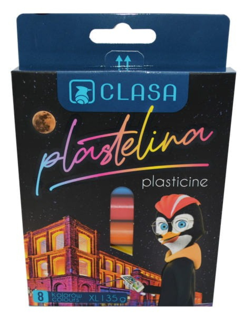 Plastalīns 8.krāsu CLASA 