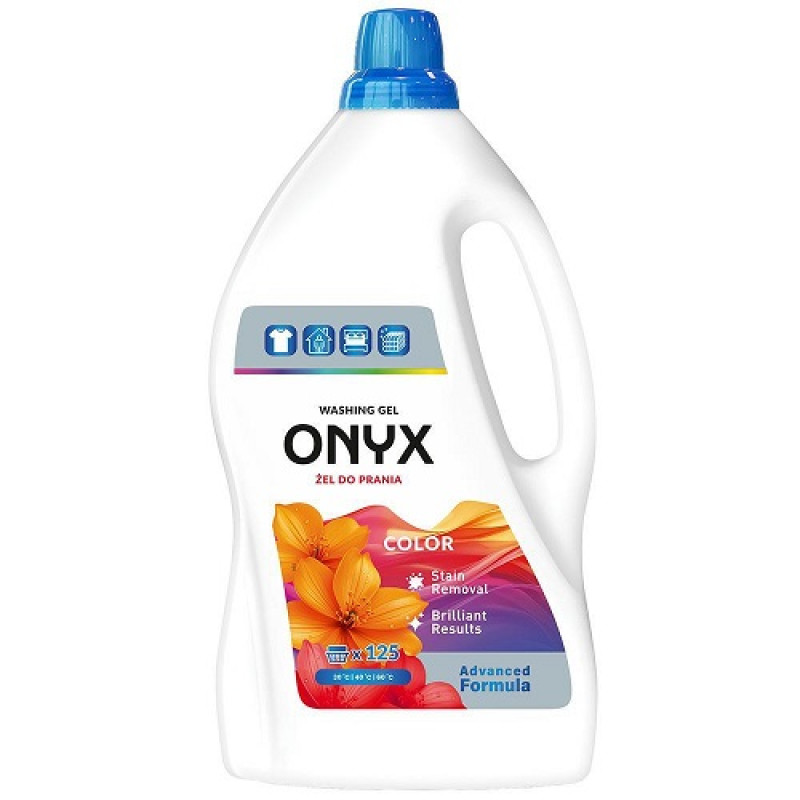 Veļas mazgāšanas līdzeklis ONYX Color 4L (125 mazgāš.reizēm)