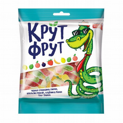 Želejkonfektes Krut Frut čūska () 1/50 Krievija
