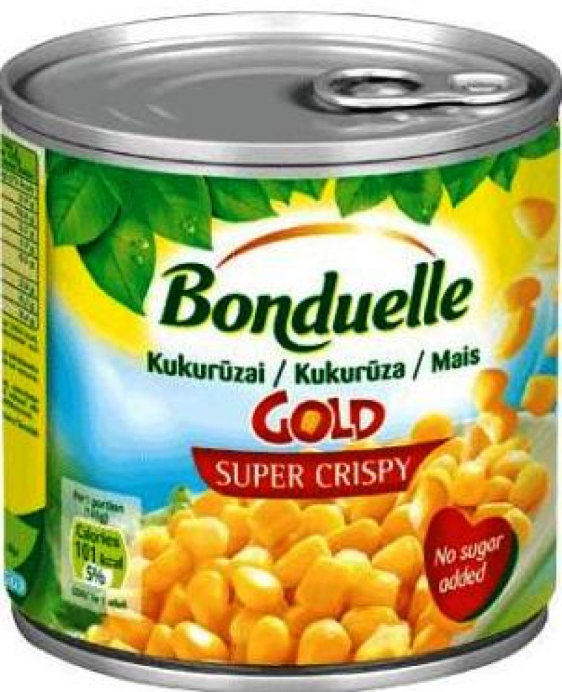 Kukurūza Bonduelle 340g 1/12 (31.08.28) Ungārija