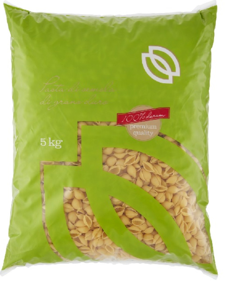 Makaroni Dobele gliemežvāki Durum Conchiglie 5kg (30.10.28) Latvija