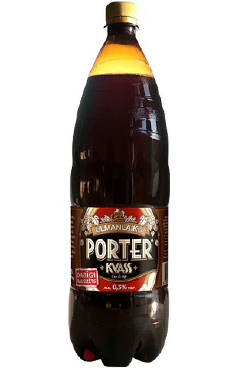 Ulmaņlaiku Porter kvass Cēsu alus 1.5L DEPOZĪTS 0.10eur 1/6 (07.10.26) Lietuva