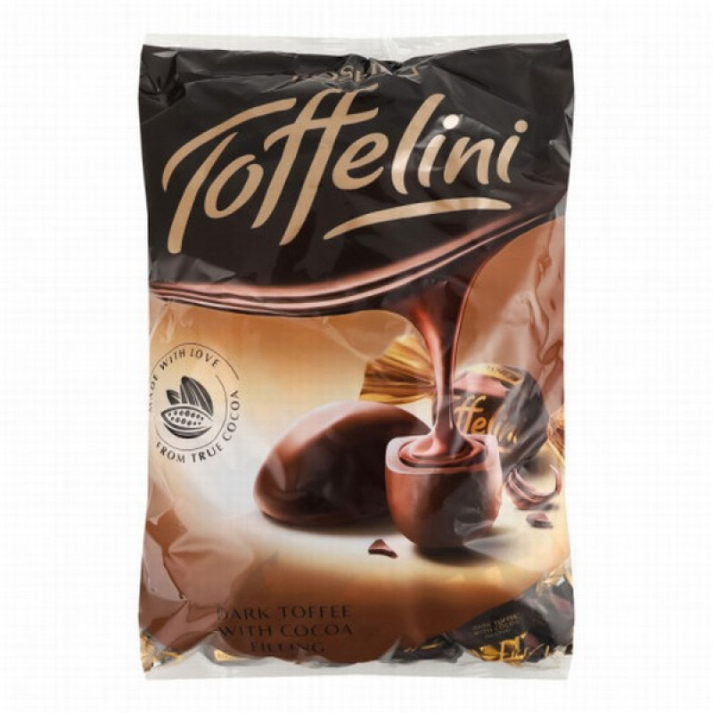Šokolādes konfektes Roshen Toffelini 1kg (Pārdodas tikai pilnos iepakojumos (1kg)) (01.04.27.)