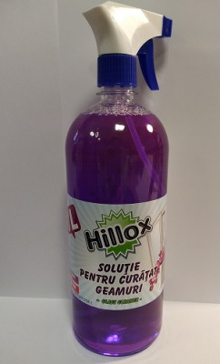 Stiklu mazgāšanas līdzeklis Hillox ar ceriņu aromātu 1L (30.03.29) Rumānija