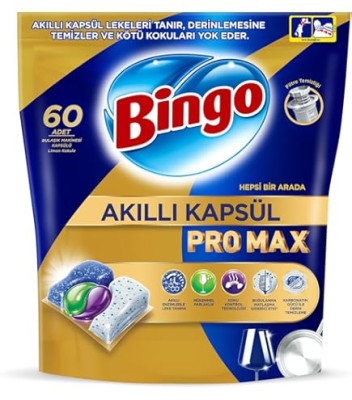 Trauku mazgāšanas kapsulas Bingo Pro Max 20gab.