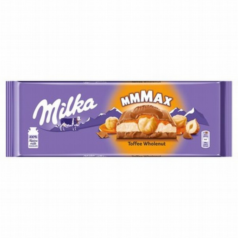 Šokolāde Milka Toffee riekstu 300g (26.11.26) Šveice
