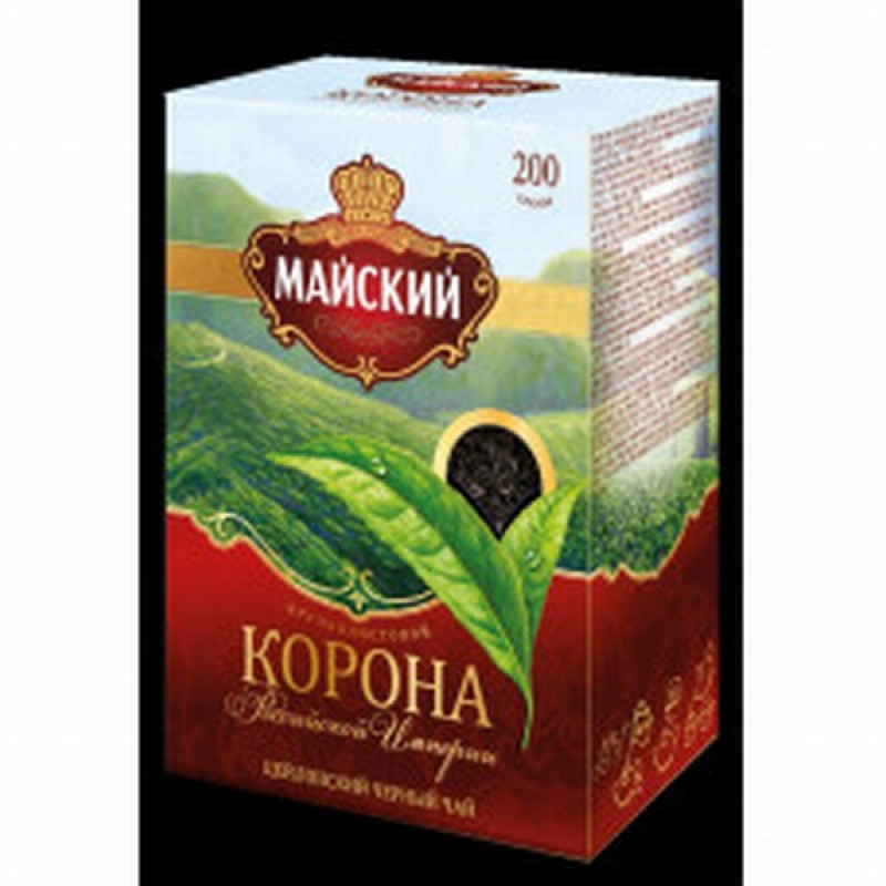 Tēja Maiskij melnā Korona 200g () Krievija