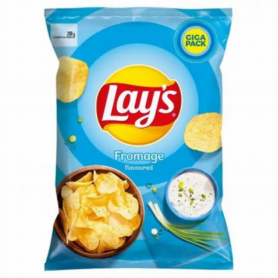 Čipsi Lay's ar krējuma un garšaugu garšu 250g (06.09.26.)