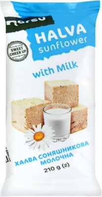 Saulespuķu halva ar piena garšu 210g,TM (15.01.27) Ukraina