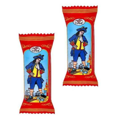 Glazētas vafeļu lielkonfektes Guliver 1kg 1/4 (28.04.27) Ukraina