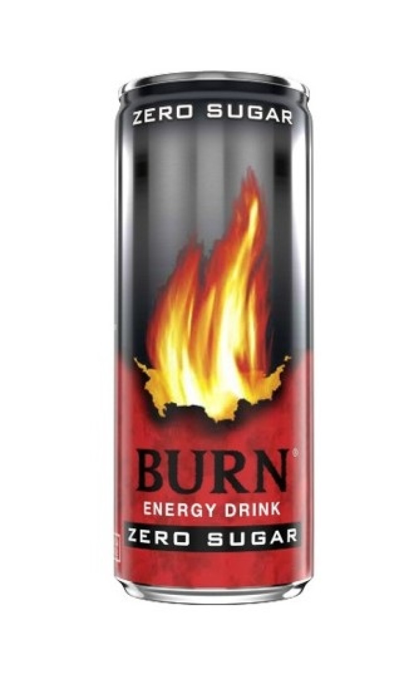 Enerģijas dzēriens BURN ZERO 0.25L DEPOZĪTS 0.10eur 1/12 (02.28)