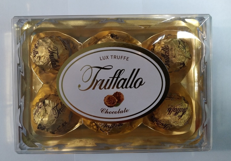 Konfekšu kaste Šokolādes konfektes K-Truffallo 100g 1/24 (01.02.28) Ķīna