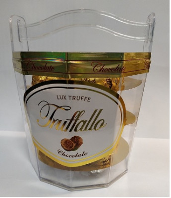 Konfekšu kaste Šokolādes konfektes K-Truffallo Spainītis 150g 1/12 (01.02.28) Ķīna