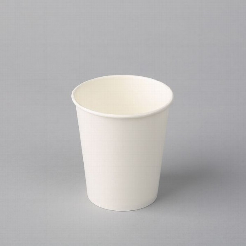 Kafijas glāzes kartona Baltas 250ml 100gb(bez vākiem)