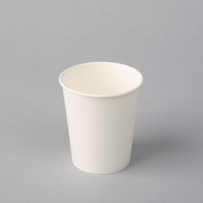 Kafijas glāzes kartona Baltas 250ml 100gb(bez vākiem)