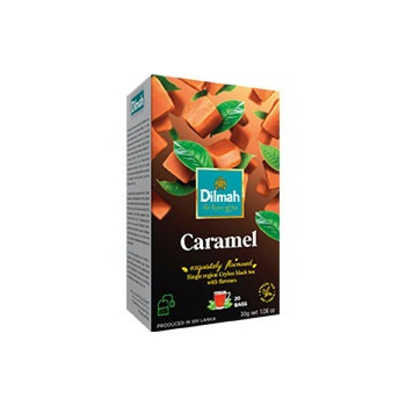 Tēja Dilmah ar karameles garšu 20x1.5g (12.2028) Šrilanka