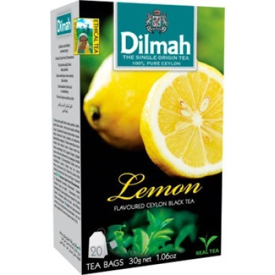 Tēja Dilmah ar citronu garšu 20x1.5g (10.2028) Šrilanka