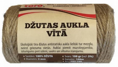 Aukla džutas 100m/100g Latvija
