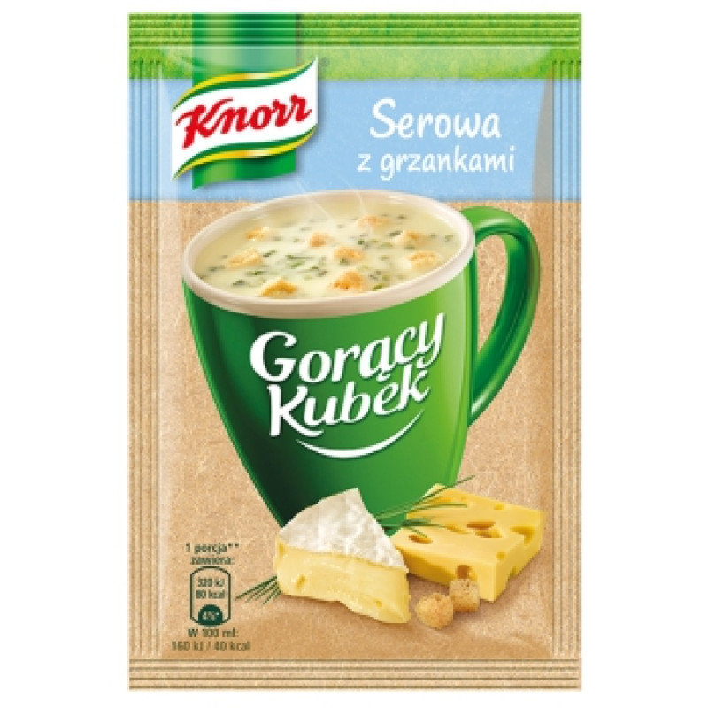 Siera krēmzupa ar grauzdiņiem KNORR CAS 22g (04.27) Rumānija