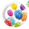 Papīra šķīvji ar balonu attēliem 8gab D19.5cm 1/12
