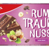 Piena šokolāde ar rozīnēm, lazdu riekstiem un rumu Rum Taube Nuss 200g Jeden Tag (23.10.26) Vācija