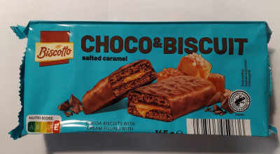 Cepumi Choco caramel 145g Biscotto (30.11.26) Nīderlande