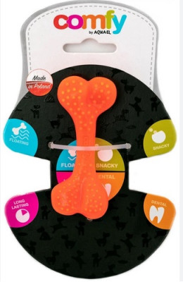 Rotaļlieta sunim COMFY Mint Dental kauls oranžs 8.5cm Polija
