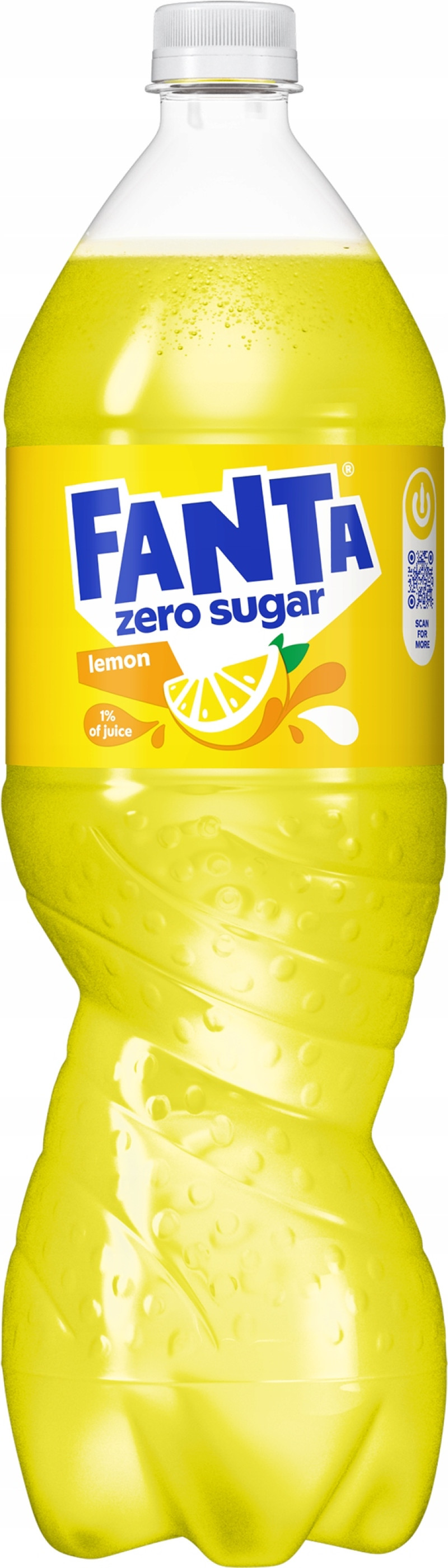 Limonāde FANTA ZERO ar citrona garšu 1,5L DEPOZĪTS 0.10eur 1/9 (07.08.26)