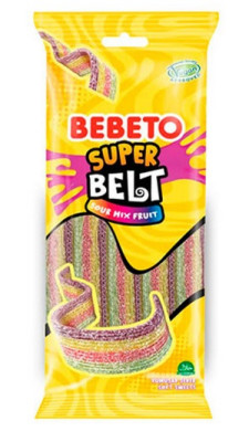 Želejkonfektes Bebeto Super Belts ar augļu garšu 75g (31.05.27) Turcija