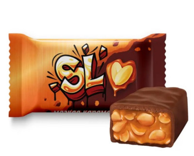 Glazētas konfektes SL karamele arahiss 1kg 1/3 (23.03.27)