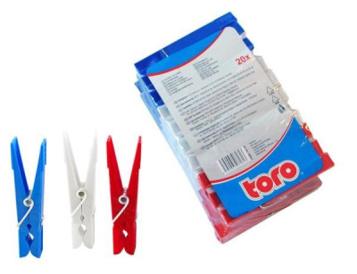 Plastmasas knaģi 7.5cm 20gab 