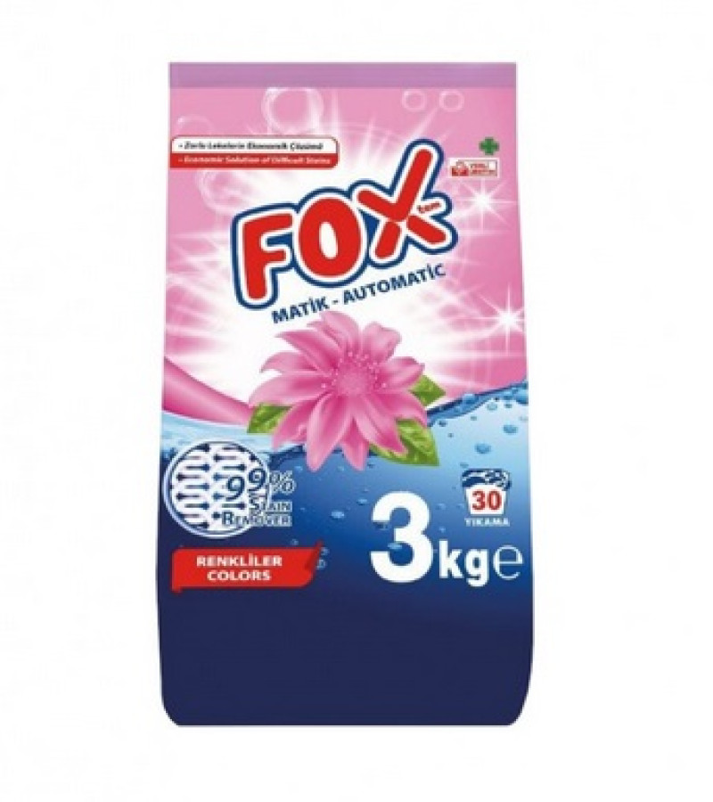 Veļas pulveris krāsainai veļai Foxtem Automāts 3kg (31.08.27) Turcija