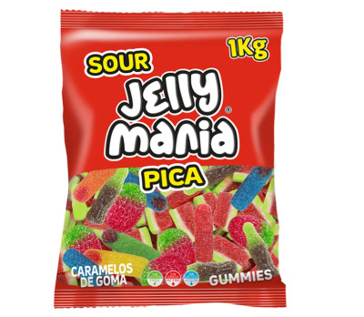 Želejkonfektes JAKES Jellymania Pica 1kg (03.2028) Eiropas Savienība