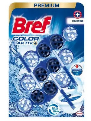 Tualetes bloks Bref Blue Water Eucaliptus 3x50g Serbija
