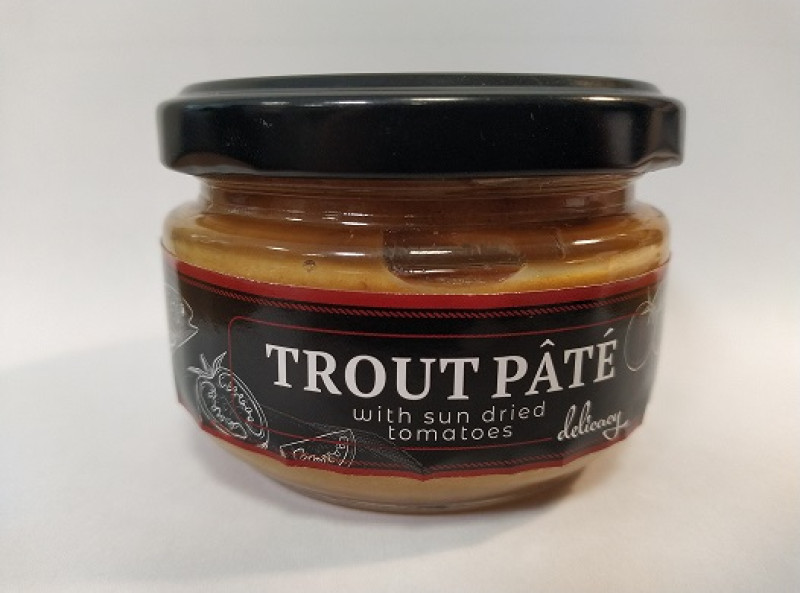 Foreles pastēte Lucky Catch ar kaltētiem tomātiem 100g 1/12 (26.08.26) Latvija