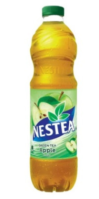 Ledus tēja ar zaļo ābolu garšu NESTEA 1.5L DEPOZĪTS 0.10eur 1/6 (03.2027) Polija LABA CENA!