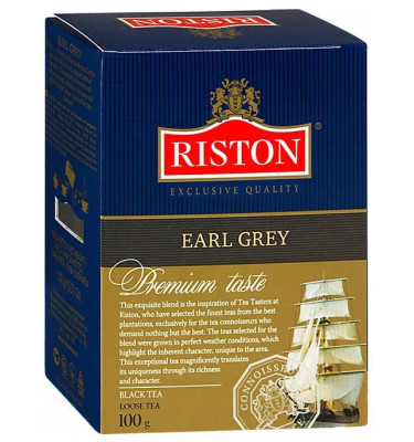 Melnā tēja beramā Earl Gray Riston 100g () Šrilanka