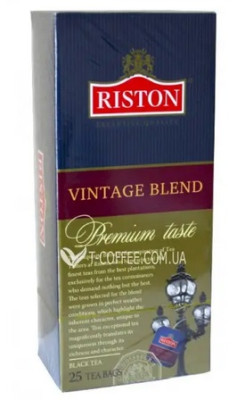 Melnā tēja maisiņos Vintage Blend Riston 25gabx1.8g () Šrilanka