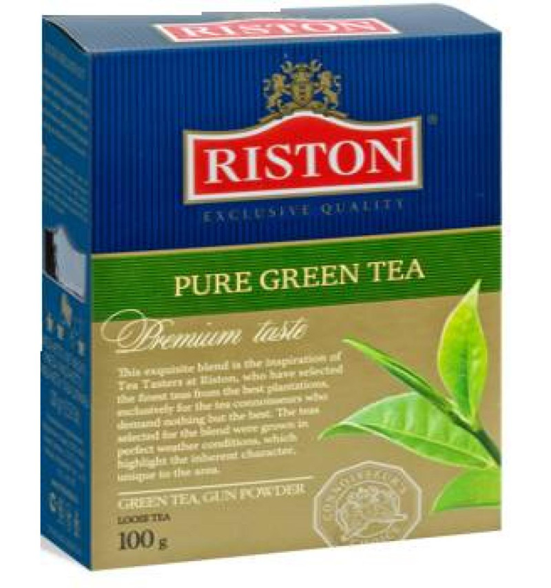 Zaļā beramā tēja Pure Green Riston 100g () Šrilanka