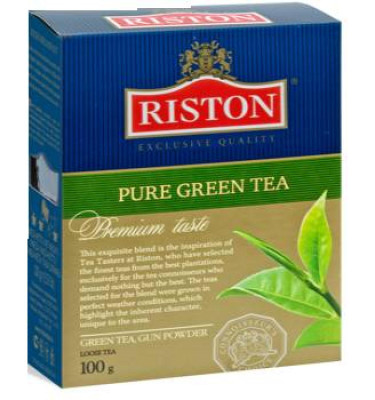 Zaļā beramā tēja Pure Green Riston 100g () Šrilanka