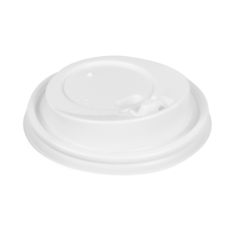 Vāki papīra glāzēm 80mm, 100gb, balti, ar aizveramu snīpīti